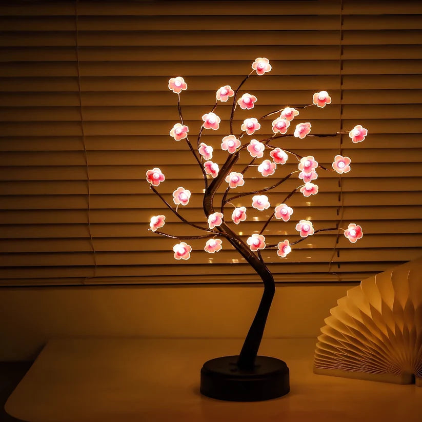 Bonsai Plum Blossom Tree Lamp