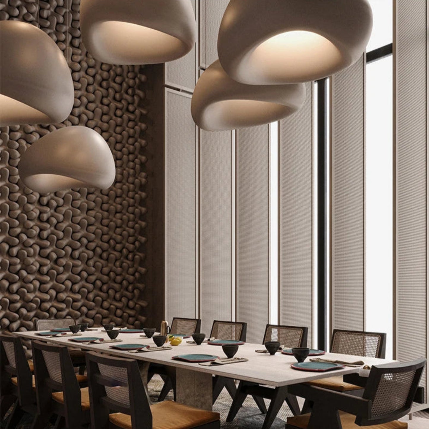 Zen Kumo Clouds Pendant Light