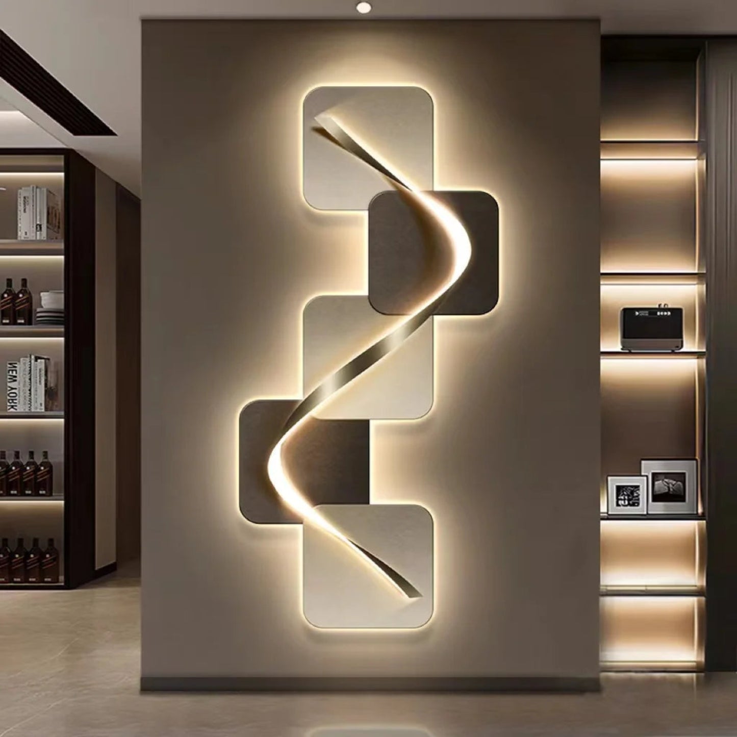 Hopscotch Mural Wall Light Decor for Modern Ambiance