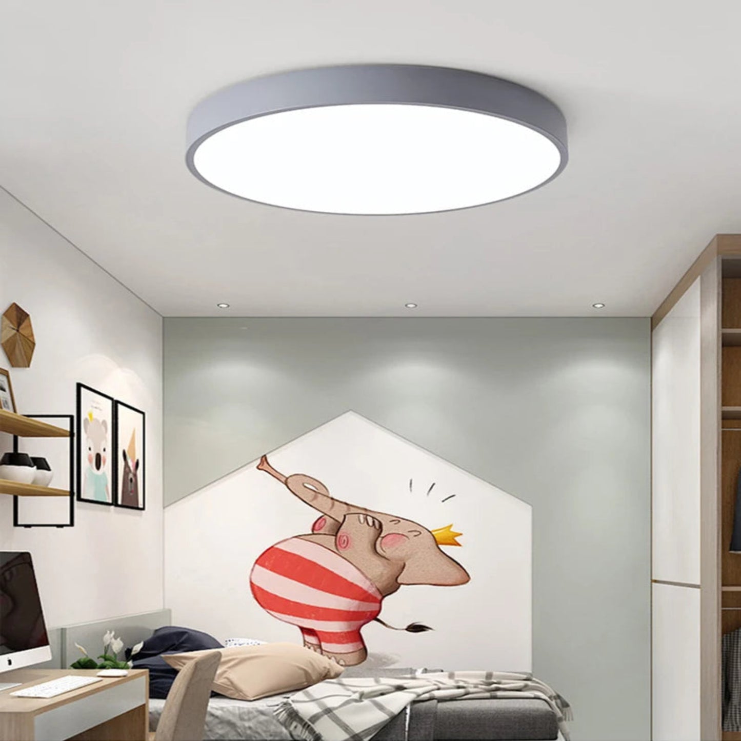 Macaron Minimalist Round Ceiling Light