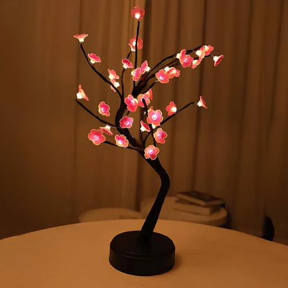 Bonsai Plum Blossom Tree Lamp