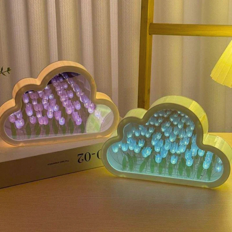 Cloud-of-Tulips Lamp