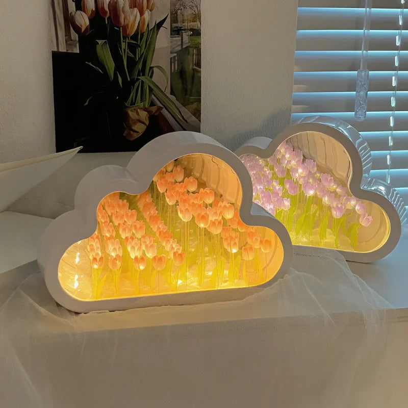 Cloud-of-Tulips Lamp