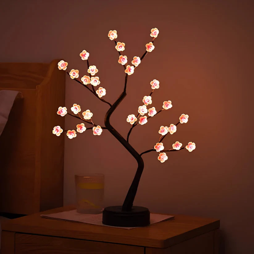 Bonsai Plum Blossom Tree Lamp