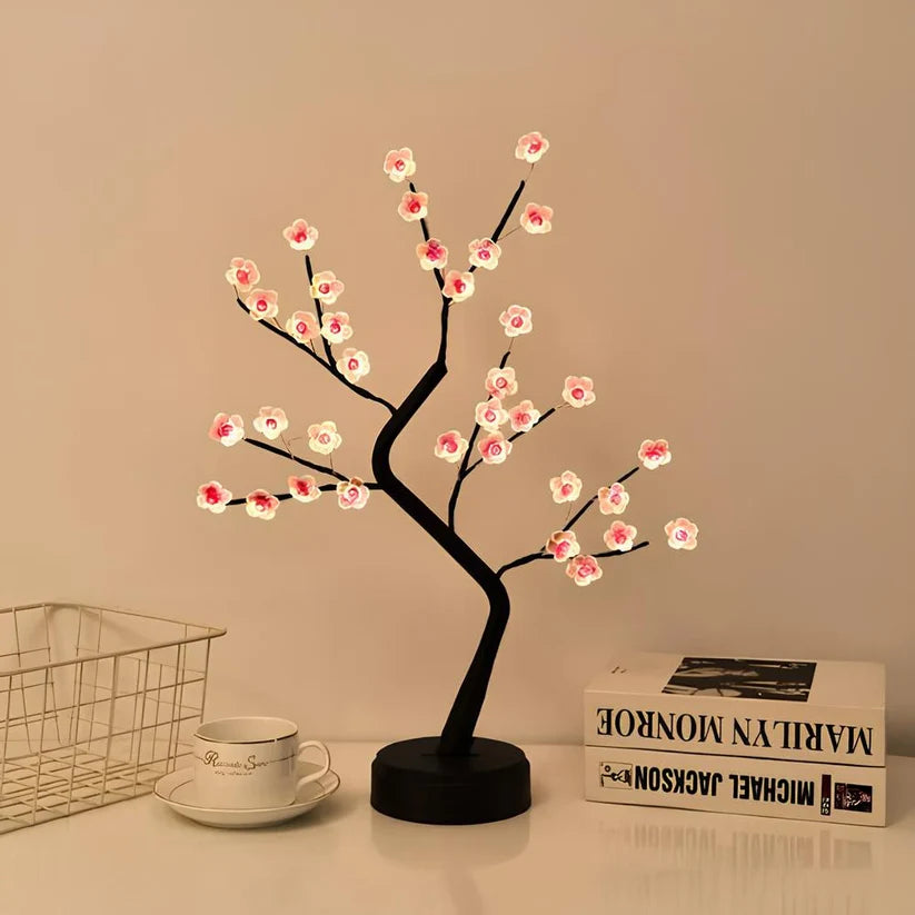 Bonsai Plum Blossom Tree Lamp
