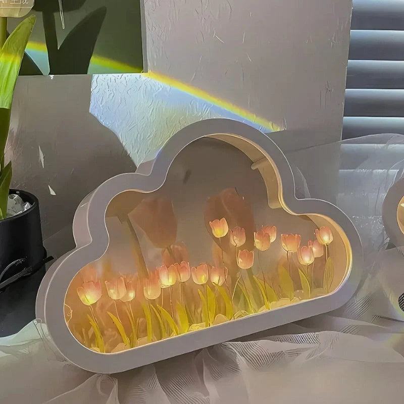 Cloud-of-Tulips Lamp