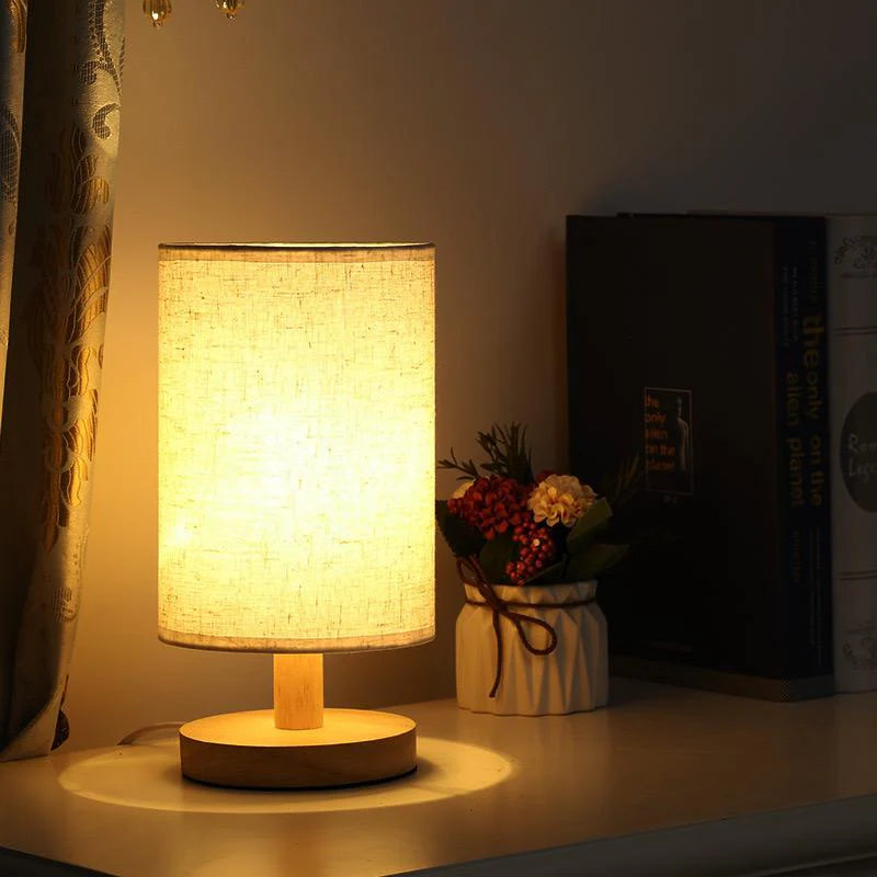 Japandi Classic Wooden Table Lamp
