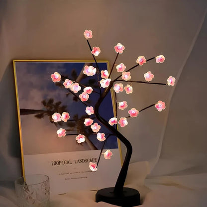 Bonsai Plum Blossom Tree Lamp