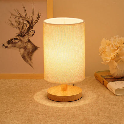 Japandi Classic Wooden Table Lamp