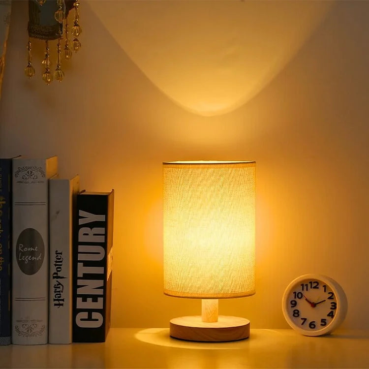 Japandi Classic Wooden Table Lamp