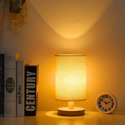 Japandi Classic Wooden Table Lamp