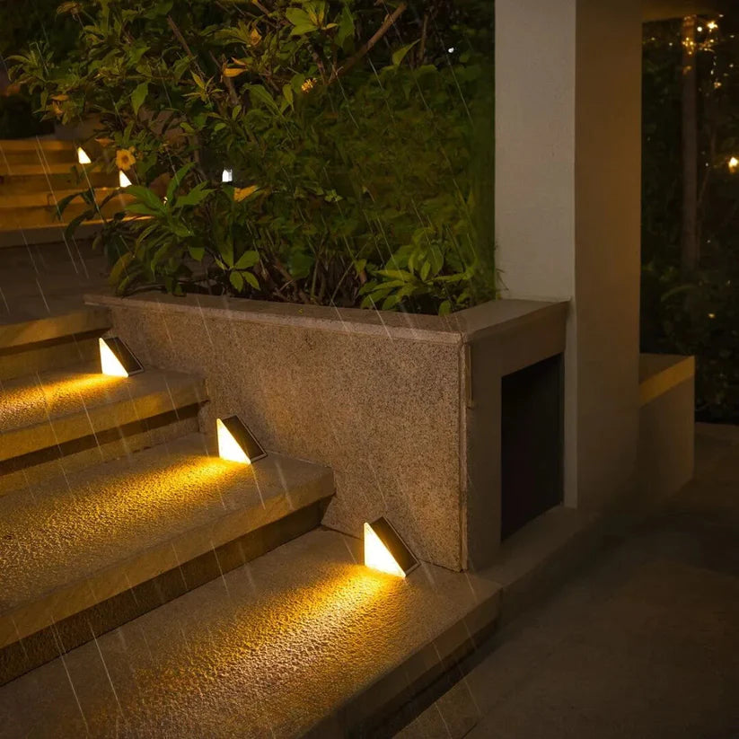 Solar Powered Step Lights
