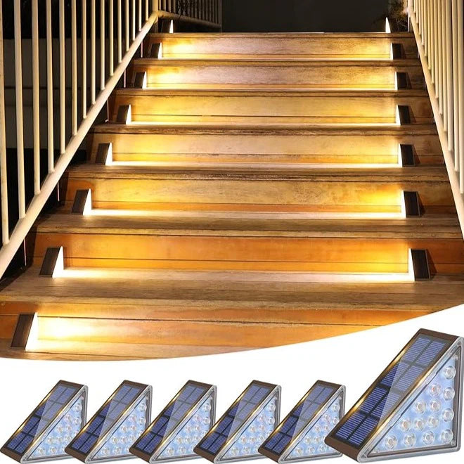 Solar Powered Step Lights
