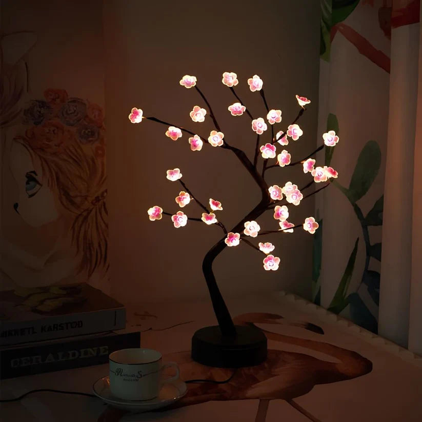 Bonsai Plum Blossom Tree Lamp