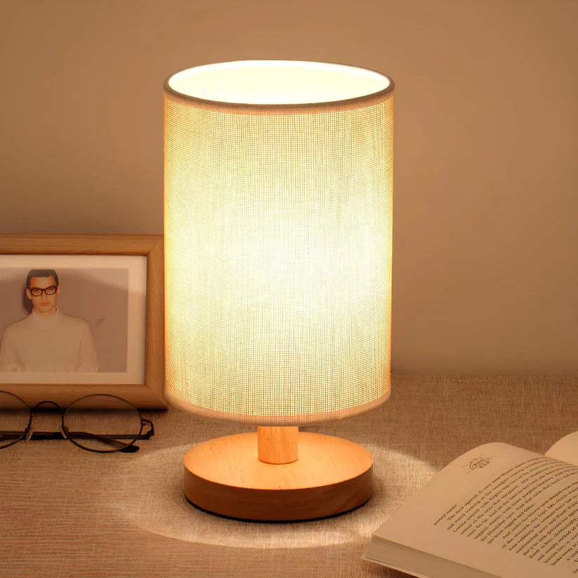 Japandi Classic Wooden Table Lamp