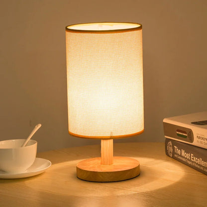 Japandi Classic Wooden Table Lamp