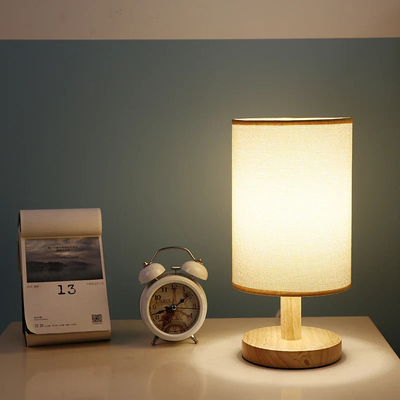 Japandi Classic Wooden Table Lamp