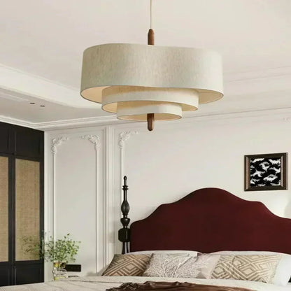 Wabi Sabi Organic Clothed Ceiling Light
