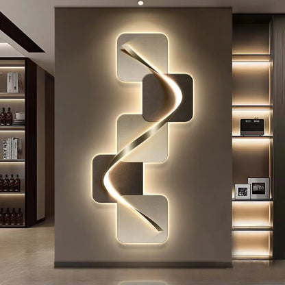 Hopscotch Mural Wall Light Decor for Modern Ambiance