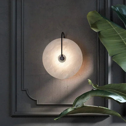 Marble Moon Sconces Wall Lamp for Modern Elegance