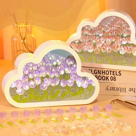 Cloud-of-Tulips Lamp