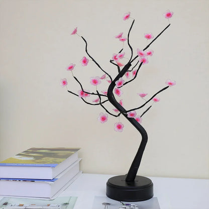 Bonsai Plum Blossom Tree Lamp
