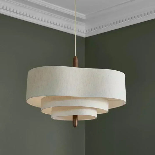 Wabi Sabi Organic Clothed Ceiling Light