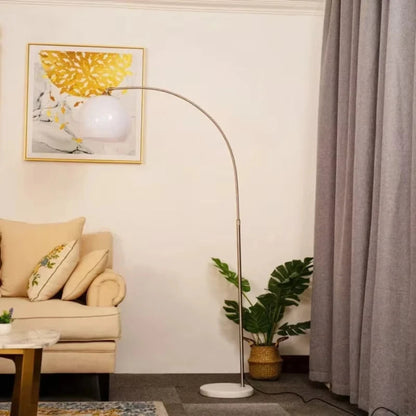 Modern Minimalist Pumpkin-on-a-Stick Floor Lamp
