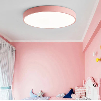 Macaron Minimalist Round Ceiling Light