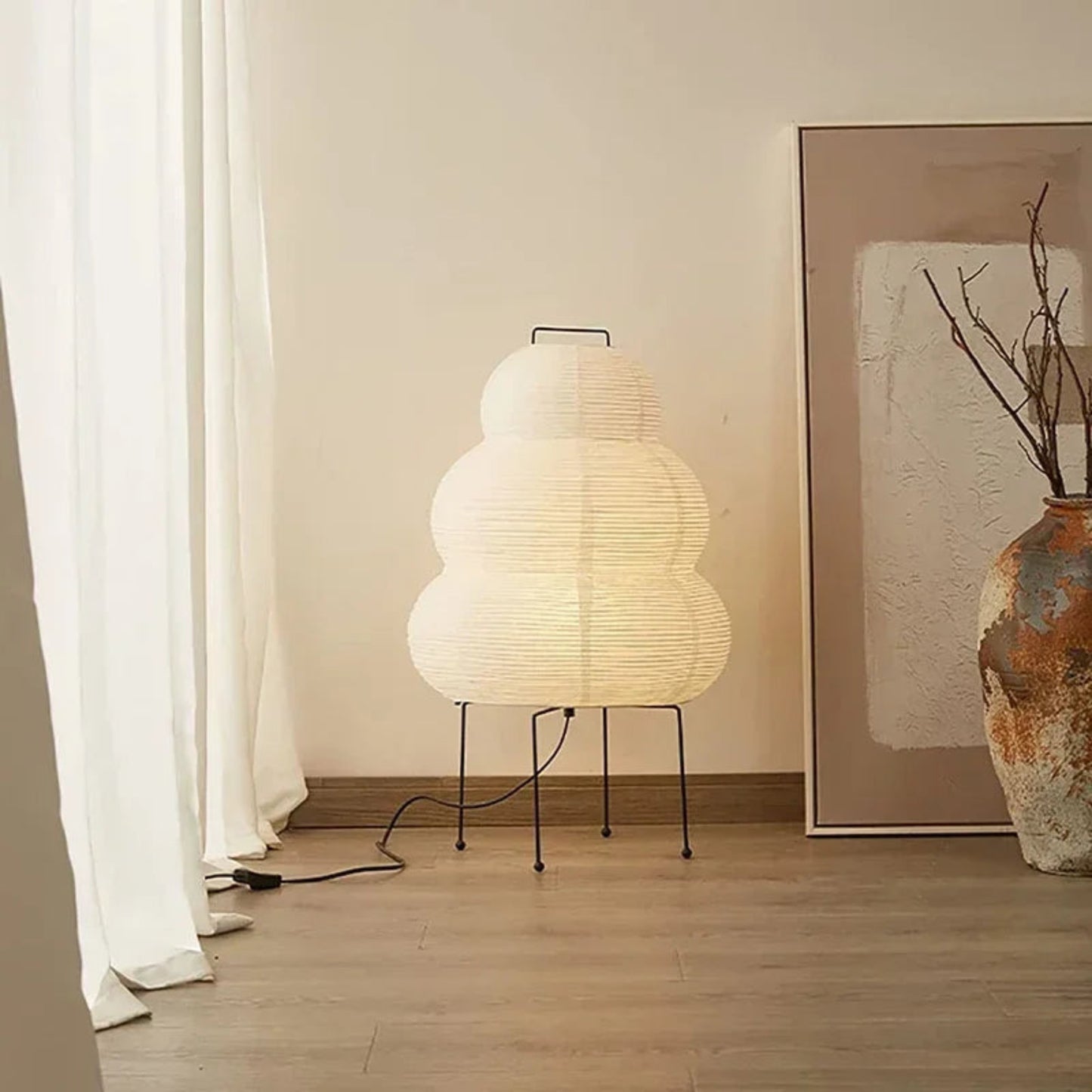Japanese Akari Rice Paper Lamp