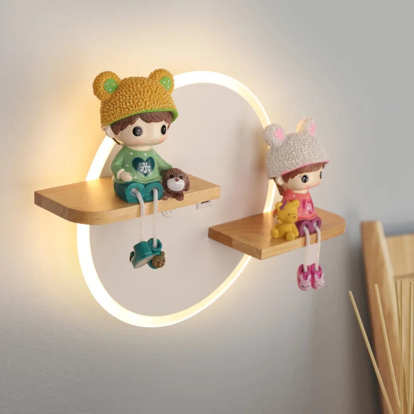 Toon Ornament Glow Bedside Lamp