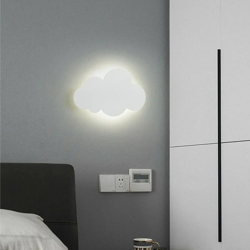 Acrylic Cloud Children's Sconce