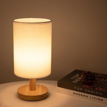 Japandi Classic Wooden Table Lamp