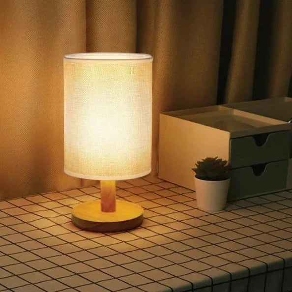 Japandi Classic Wooden Table Lamp