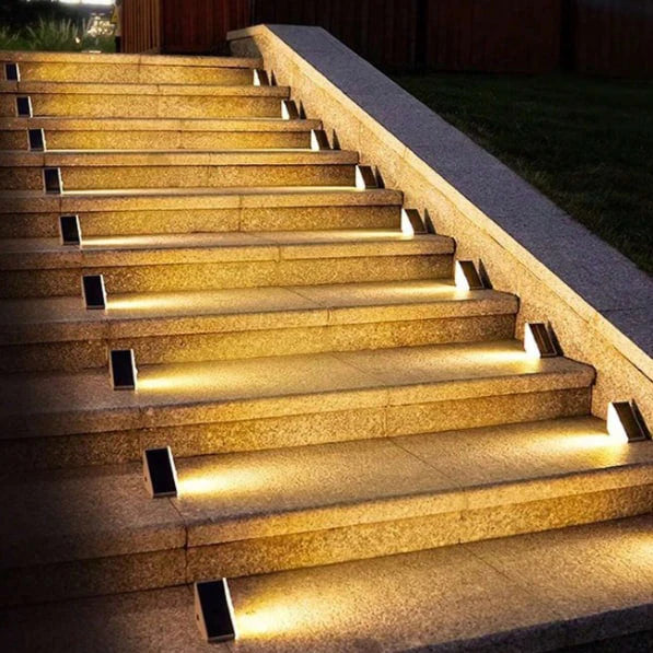 Solar Powered Step Lights