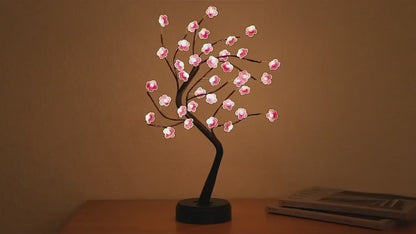 Bonsai Plum Blossom Tree Lamp